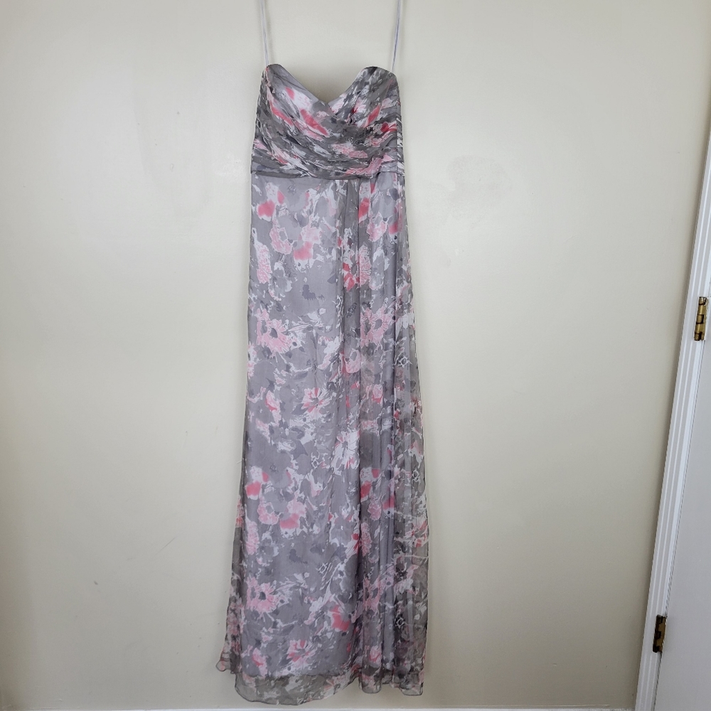 Amsale Strapless Formal Dress